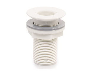 Passascafo bianco filettato 1 a Filo Scafo in composito Trudesign