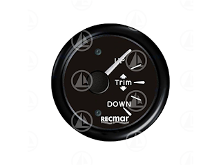 Indicatore posizione trim Recmar per cruscotto barca RECKY09228 (nero)