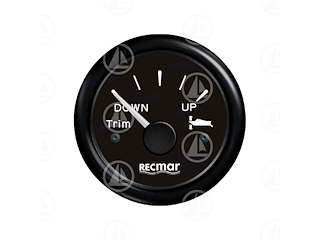 Indicatore posizione trim Recmar per cruscotto barca RECKY09220 (nero)