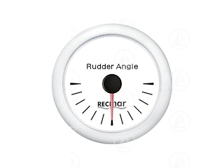 Indicatore posizione timone Recmar per cruscotto barca RECKY09309 (bianco)
