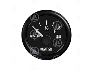 Indicatore livello acqua Recmar per cruscotto barca RECKY11200 (nero)