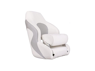 Sedile sportivo ergonomico Goldenship GS73251 rivestito in pelle