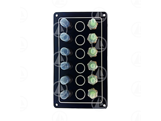 Pannello a 6 interruttori Goldenship GS11171