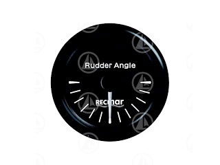 Indicatore posizione timone Recmar per cruscotto barca RECKY09209 (nero)