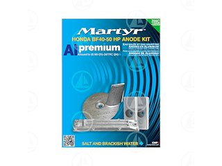Anodi Martyr per motori marini Honda (BF 40-50 HP/OB MOTOR) CM-HBF4050KITA