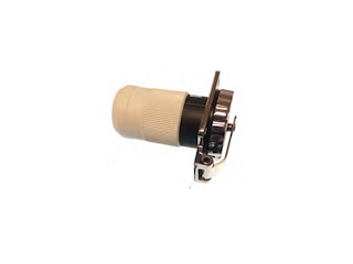 Presa elettrica ad incasso Marinco da 63A/220V in acciaio inox GS11387