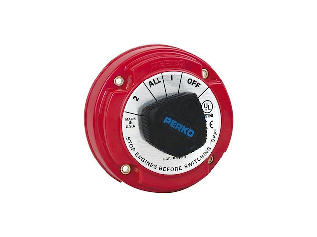 Interruttore 250A-360A / 32V due o pi? gruppi batterie Perko GS11215