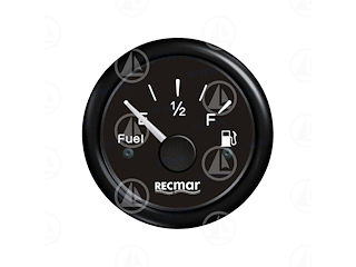 Indicatore livello carburante Recmar per cruscotto barca RECKY10200 (nero)