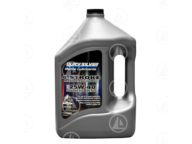 OLIO SINTETICO QUICKSILVER 25W40 PER MOTORI MERCURY/MERCRUISER 4T - MER8M0086227