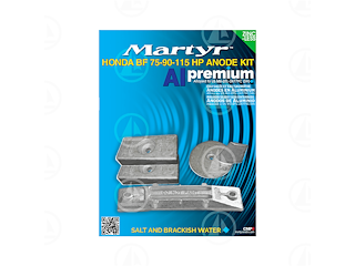 Anodi Martyr per motori marini Honda (BF 75-90-115) CM-HBF75115KITA