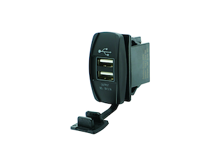 PRESA DI CORRENTE CON DUE PRESE USB