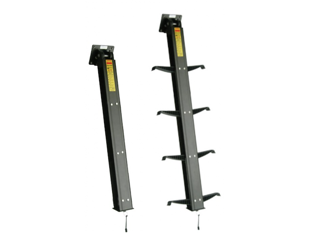 SCALETTA TELESCOPICA A SCOMPARSA 4 GRADINI