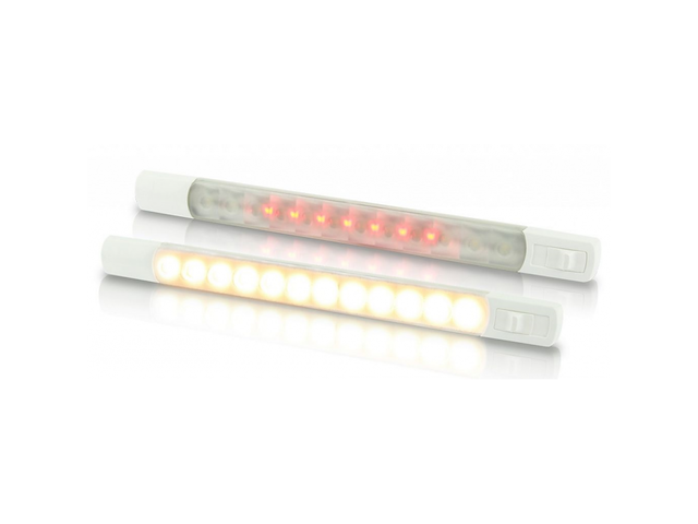 STRIP LED LUCE BIANCA CALDA/ROSSA 24V