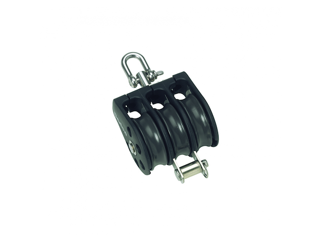 BOZZELLO TRIPLO GIREVOLE  CON ARRICAVO - CIMA MAX Ø MM. 8