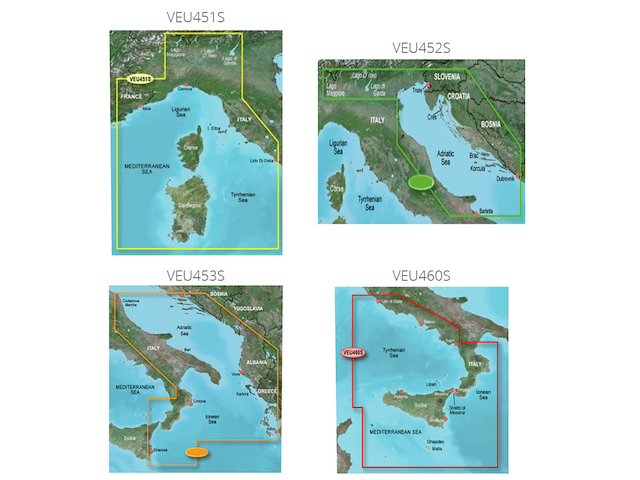 SMALL VEU451S  MAR LIGURE, CORSICA E SARDEGNA