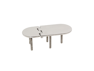 CERNIERA LUCIDATA A SPECCHIO 145X65MM.