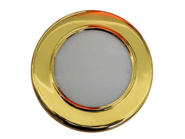 PLAFONIERA IN OTTONE LUCIDO