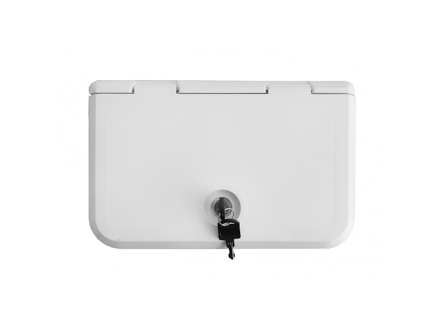 SPORTELLO BIANCO MM.285x165 CON SERRATURA