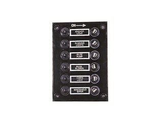 PANNELLO ELETTRICO 6 INTERRUTTORI