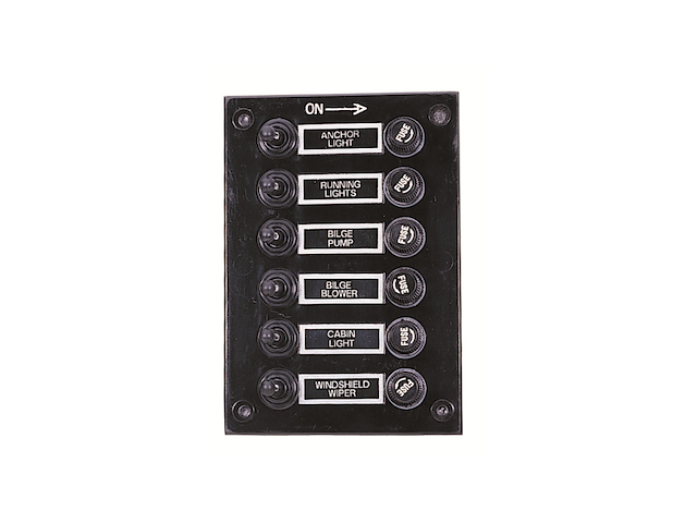 PANNELLO ELETTRICO 6 INTERRUTTORI