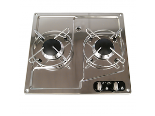 PIANO COTTURA INOX AD INCASSO CM 38X36