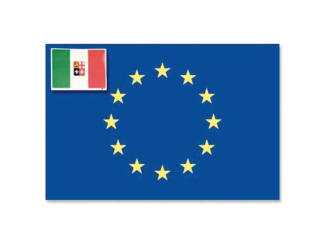 BANDIERA ADESIVA EUROPA CM.20X30
