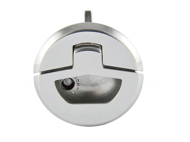 ALZAPAGLIOLO INOX CON CHIAVE