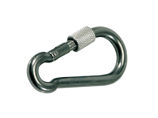 MOSCHETTONE INOX A VITE Ø MM.5X50