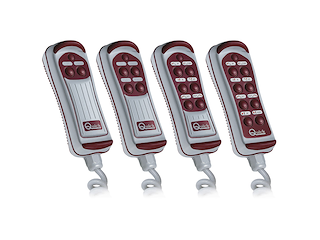 PULSANTIERA A 6 CANALI CON TORCIA LED