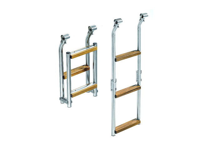 SCALETTA A 3 GRADINI IN LEGNO PER PLANCETTA