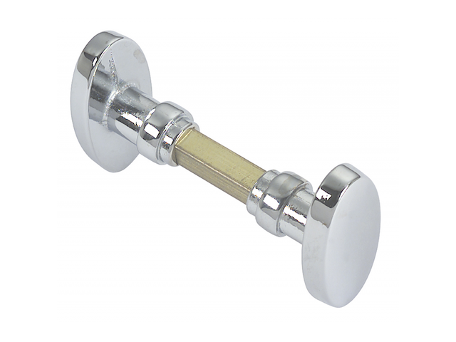 COPPIA POMOLI IN OTTONE CROMATO