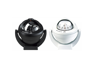 BUSSOLA NERA CON ROSA PIATTA NERA