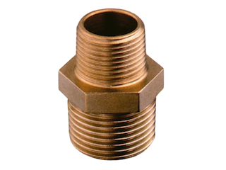 NIPLESS M-M IN BRONZO DA 1/2 A 3/8