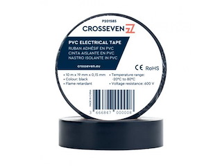 NASTRO ISOLANTE NERO 19 MM x 10 MT