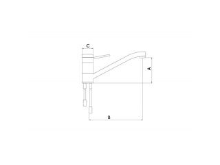 RUBINETTO MISCELATORE MM 80