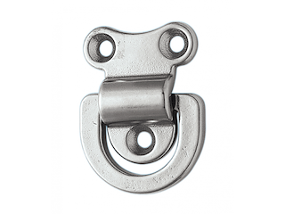 PIASTRA INOX 316 CON ANELLO