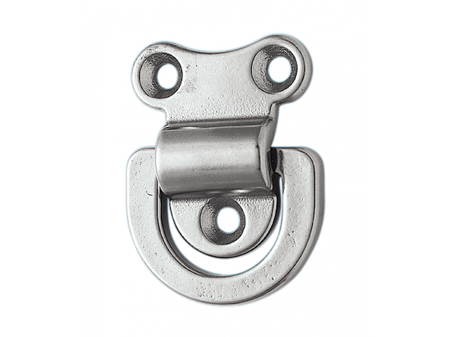 PIASTRA INOX 316 CON ANELLO