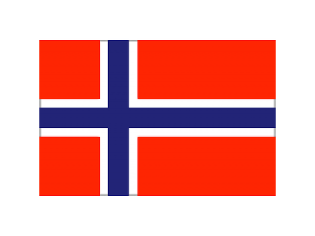 BANDIERA NORVEGIA CM.20X30