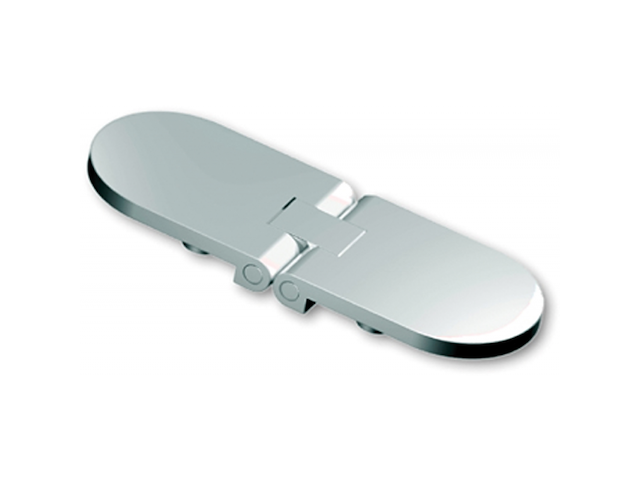 CERNIERA A FILO IN ACCIAIO INOX MM.100X36