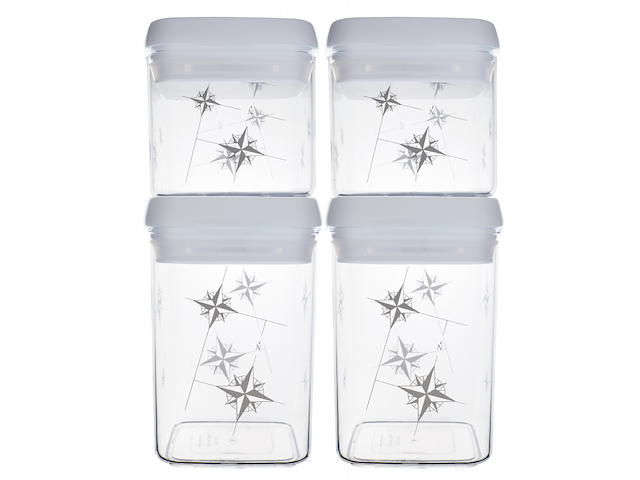 BARATTOLI DA CUCINA SET 4 PEZZI