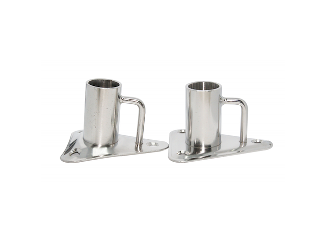 BASI INCLINATE A 6°PER CANDELIERI Ø MM.25