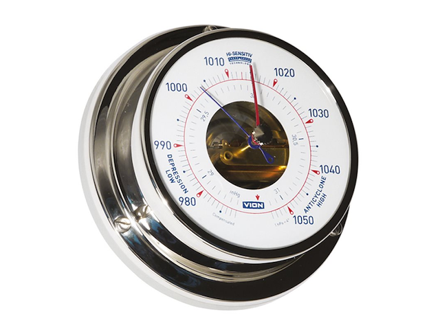 BAROMETRO IN ACCIAIO INOX