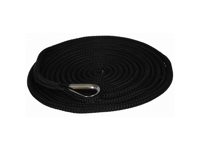 DOPPIA TRECCIA CON REDANCIA Ø20MM X 12MT NERA