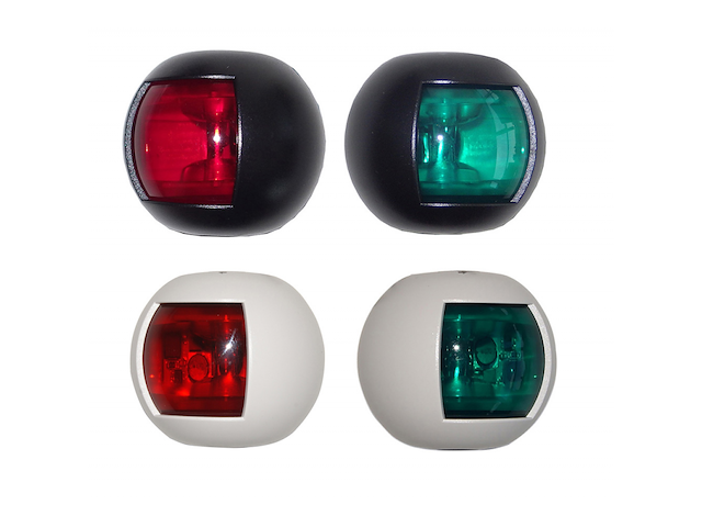 FANALE NERO A LUCE VERDE