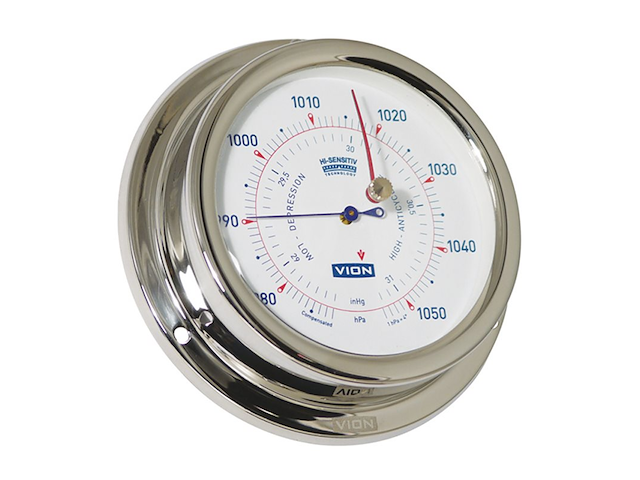 BAROMETRO IN ACCIAIO INOX
