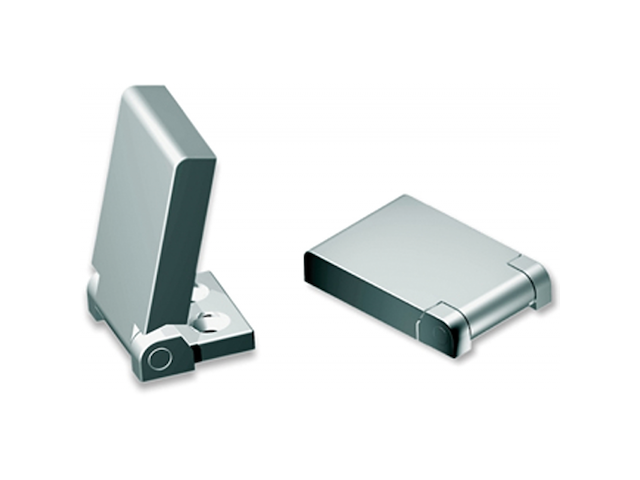 CERNIERA A FILO IN ACCIAIO INOX MM.45X30