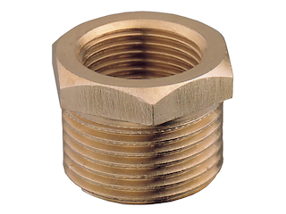 NIPLESS M-F IN OTTONE DA 1'1/4 A 3/4