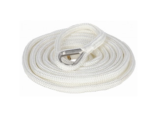 DOPPIA TRECCIA CON REDANCIA Ø24MM X 15MT BIANCA