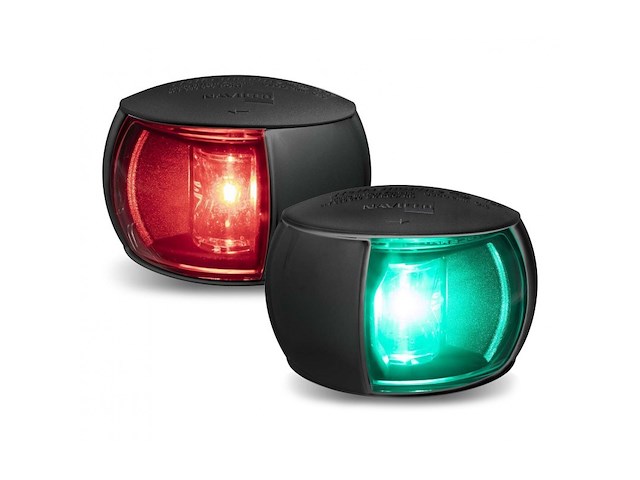 FANALI NAVILED CON LENTE TRASPARENTE NERO - SINISTRA/ROSSO