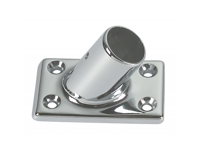 BASE RETTANGOLARE A 60°Ø MM.22